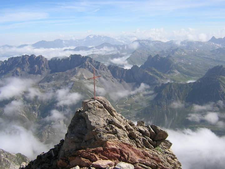 Au sommet du grand galibier 